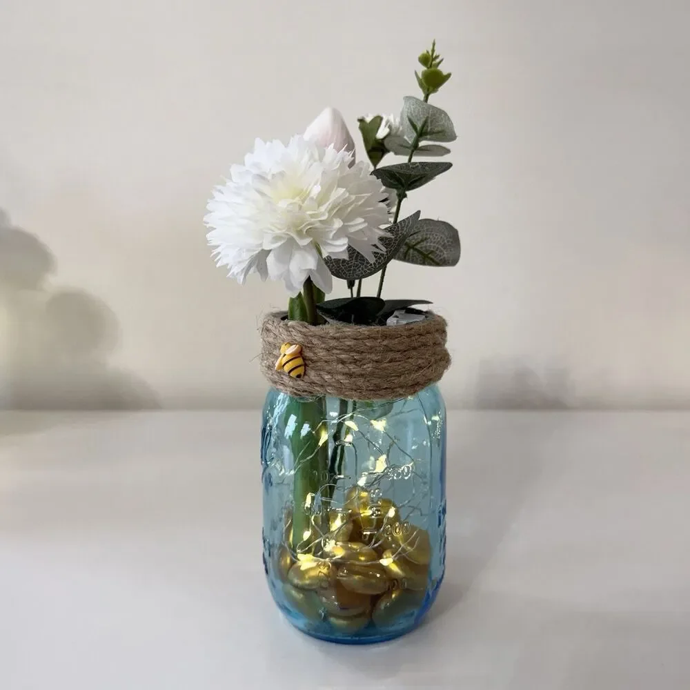 Handmade Mini Honey Bee Faux Floral Arrangement Centerpiece Baby Shower